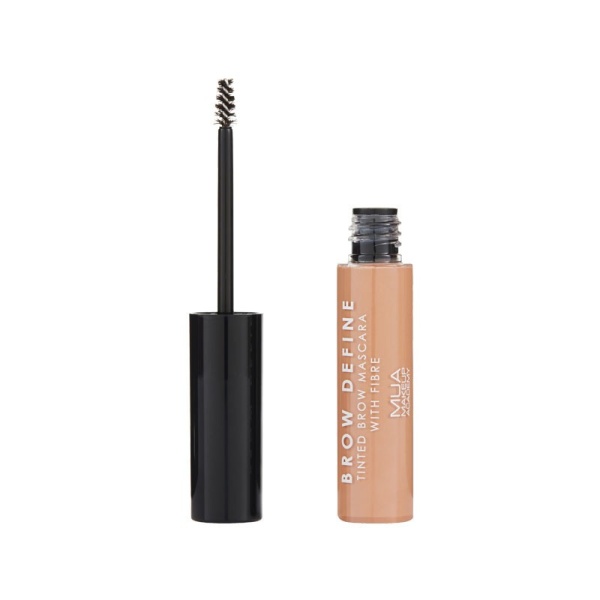 mua brow define tinted mascara with fibre fair 1