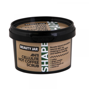 Beauty Jar SHAPE “ANTI-CELLULITE HOT COFFEE SCRUB” Hot Scrub Με Καφέ Kατά Της Κυτταρίτιδας