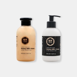 Σετ Κρέμα Σώματος & Αφρόλουτρο Μέλι & Γάλα Γαϊδάρας