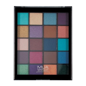 MUA 20 Shade Eyeshadow Palette - Peacock Plumage