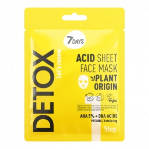 7DAYS Acid Sheet Face Mask AHA (5%) + BHA