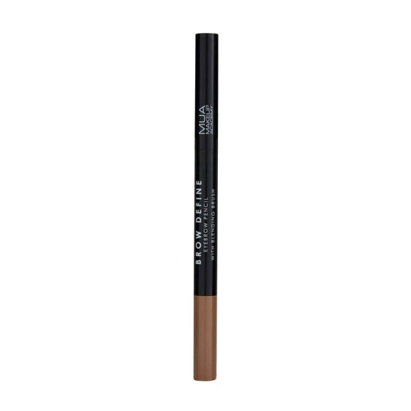 MUA Brow Define Eyebrow Pencil With Blending Brush-Light Brown