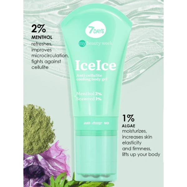 7DAYS Anti cellulite cooling body gel ICE ICE COOL 4