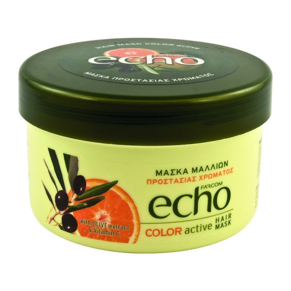 Farcom Echo Active Hair Mask Εκχύλισμα Ελιάς & Βιταμίνη C 250ml