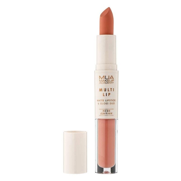 mua lipstick gloss duo nude edition caramel 1