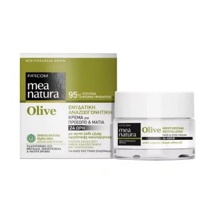 Mea Natura Olive 24ωρη Κρέμα για Πρόσωπο & Μάτια για Κανονικό & Ξηρό Δέρμα 50ml