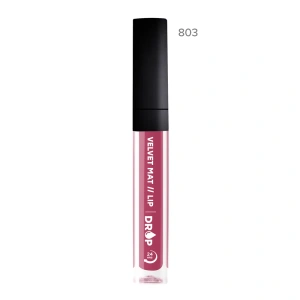 Drop Lipstick Liquid Lip Matte Velvet 803 (Rouge)