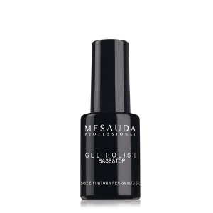 MESAUDA GEL POLISH BASE&TOP Semi-Permanent Nail Lacquer Polish Mini (5ml)