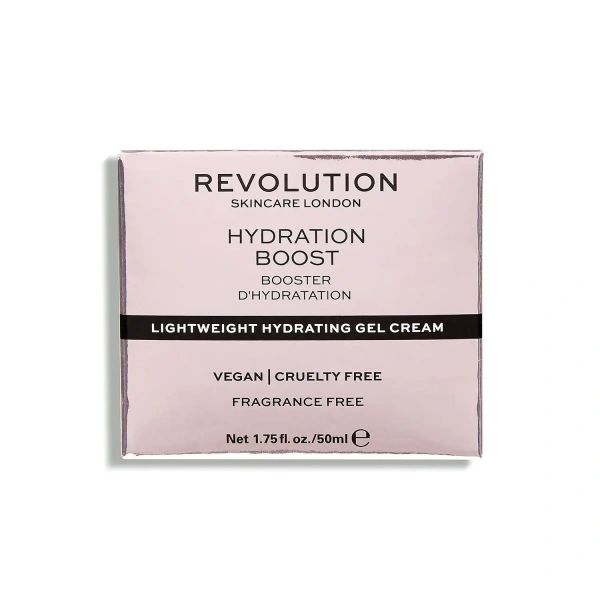 Revolution Beauty Hydration Boost Gel Προσώπου Ημέρας για Ενυδάτωση με Υαλουρονικό Οξύ 50ml 6