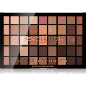 Revolution Beauty Maxi Reloaded Παλέτα με Σκιές Ματιών σε Στερεή Μορφή Nudes 35gr
