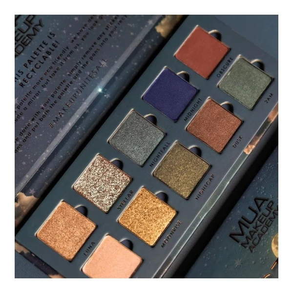 Μua 10 shade eye palette Nocturnal  - 11gr - Image 2