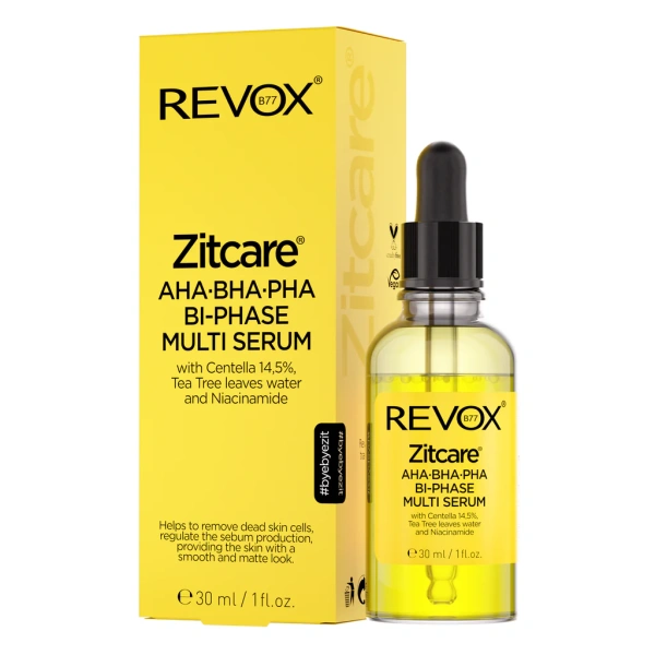 Revox Zitcare AHA BHA PHA Bi Phase Multi Serum