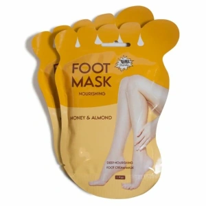 POKHARA GIRL POWER FOOT MASK HONEY AND ALMOND