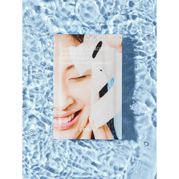 hydrium triple hyaluronic water wave sheet mask cosrx official