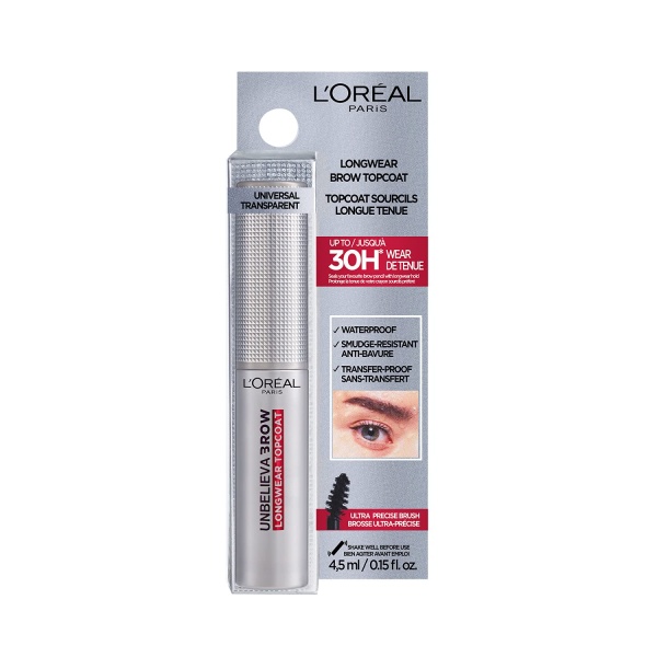 LOREAL Unbelievabrow Longwear 30h Topcoat Gel, transparent, 5ml - Image 2