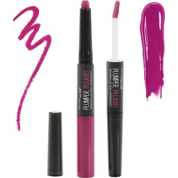 Maybelline New York Plumper Please Shaping Lip Duo Lipstick 230 Exclusive