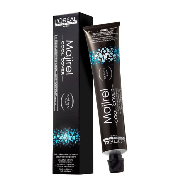 L'Oreal Professionnel, Majirel Cool-Cover, Permanent Hair Dye, 5.18 Light Ash Mocha Brown, 50 ml