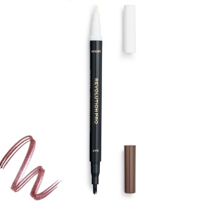 Makeup Revolution, 24h Day & Night, Eyebrow Cream Pencil, Warm Brown, 1.6 ml