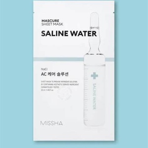 Missha Mascure AC Care Solution Sheet Mask Saline Water