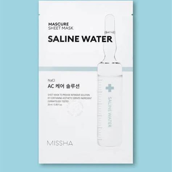 Missha Mascure AC Care Solution Sheet Mask Saline Water