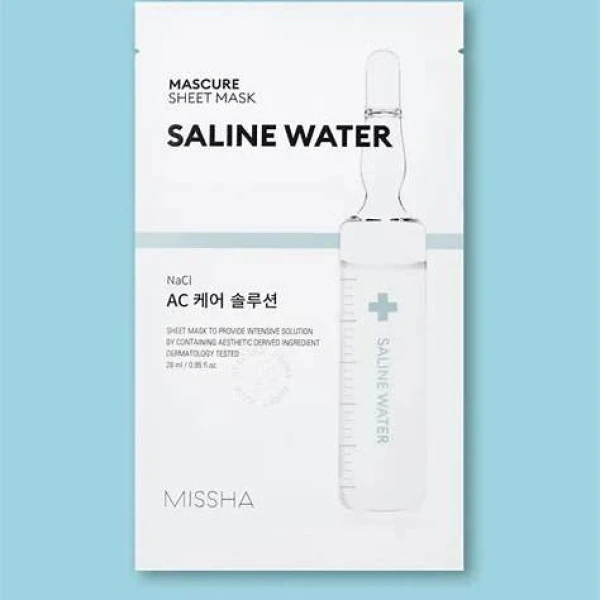 Missha Mascure AC Care Solution Sheet Mask Saline Water