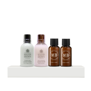 Hair Therapy Conditioner Set Molton Brown: Indian Cress, Hair Conditioner, For Purifying, 50 ml + Kumudu, Hair Conditioner, For Volume, 50 ml + Mandarin & Clary Sage, Hair Conditioner, For Repairing, 30 ml + Molton Brown, Kumudu, Hair Conditioner, For Volume, 30 ml