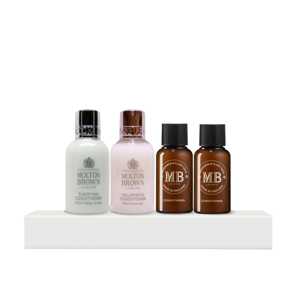 Hair Therapy Conditioner Set Molton Brown: Indian Cress, Hair Conditioner, For Purifying, 50 ml + Kumudu, Hair Conditioner, For Volume, 50 ml + Mandarin & Clary Sage, Hair Conditioner, For Repairing, 30 ml + Molton Brown, Kumudu, Hair Conditioner, For Volume, 30 ml