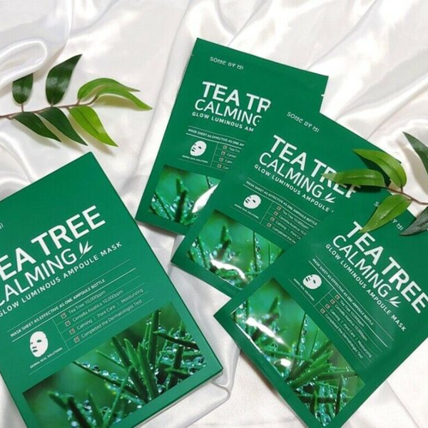 Some By Mi Tea Tree Calming Glow Luminous Ampoule Mask 25gr - Image 3