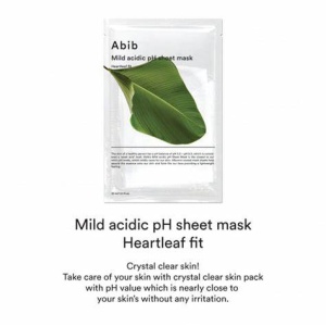 Abib Mild Acidic pH Sheet Mask Heartleaf Fit
