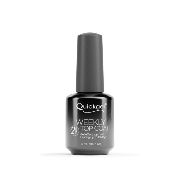 Quickgel Weekly Polish Top Coat - 15ml