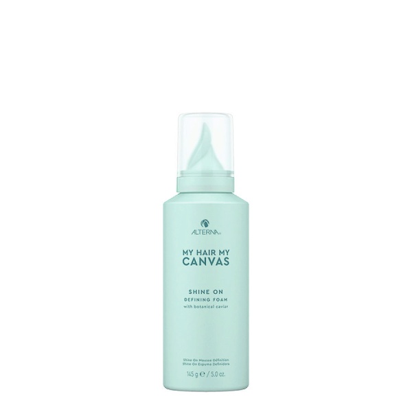 Alterna, My Hair.My Canvas. Shine On, Vegan Botanical Caviar, Hair Styling Mousse, Defining & Shining, 145 ml