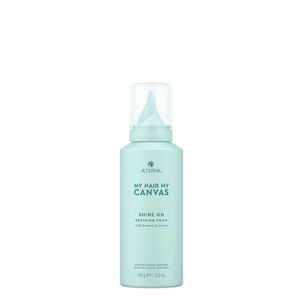 Alterna, My Hair.My Canvas. Shine On, Vegan Botanical Caviar, Hair Styling Mousse, Defining & Shining, 145 ml