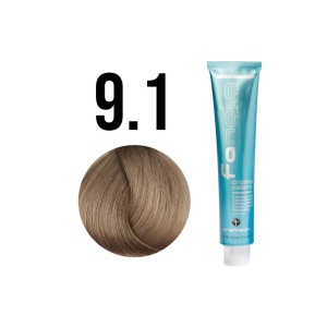 Fanola, Crema Colore, Permanent Hair Dye, 9.1 Very Light Blonde Ash, 100 ml