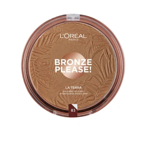 L'Oreal Paris, Bronze Please!, Compact Powder, 03, Medium Caramel, 18 g