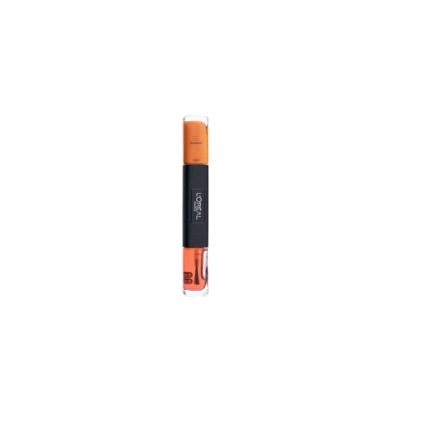 L'Oreal Paris, Infallible, Gel-Effect, Nail Polish 2-In-1, 135, Go-Orange, 2 x, 5 ml