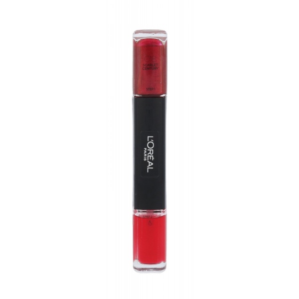 L'Oreal Paris, Infallible, Nail Polish 2-In-1, 018, Scarlet Century, 2 x, 5 ml