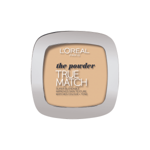 L'Oreal Paris, True Match, Mattifying, Compact Powder, W.3, Golden Beige, 9 g
