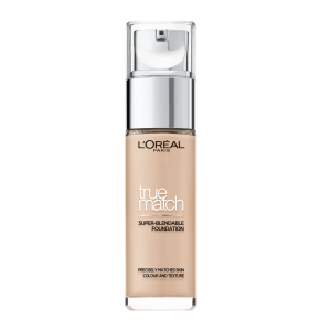 L'Oreal Paris, True Match, Natural Finish, Liquid Foundation, 1R1C, Rose Ivory, SPF 17, 30 ml