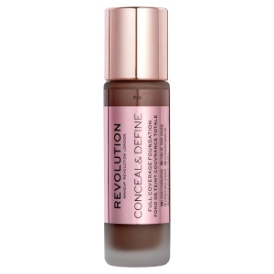 Makeup Revolution, Conceal & Define, Oil Free, Cream Foundation, F 18, 23 ml