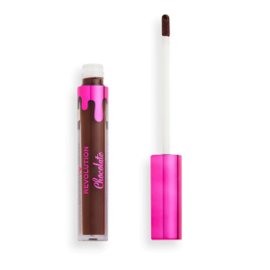 Makeup Revolution, I Heart Revolution Chocolate, Lip Gloss, Mocha, 3.20 ml