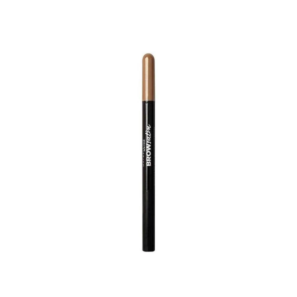 Maybelline, Brow Satin, Double-Ended, Eyebrow Cream Pencil, 02, Medium Brown, 2 g
