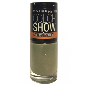 Maybelline, Color Show Vintage Leather, Nail Polish, Nr. 208, Sage Staple Green, 7 ml