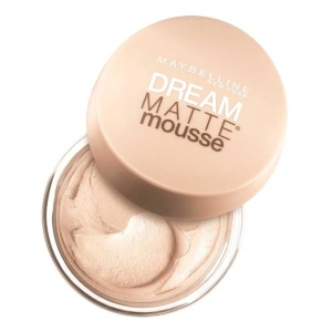 Maybelline, Dream Matte Mousse, Lightweight, Cream Foundation, 10, Ivory, SPF 15, 18 ml