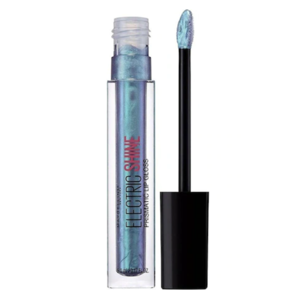 Maybelline, Electrio Shine Prismatic, Lip Gloss, 165, Electric Blue, 5 ml