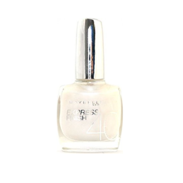 Maybelline, Express Finish 40 Seconds, Nail Polish, Nr. 15, White Dream, 10 ml