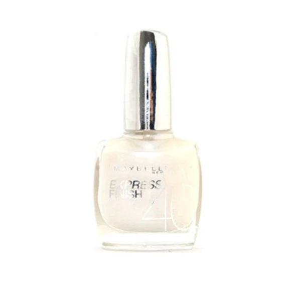 Maybelline, Express Finish 40 Seconds, Nail Polish, Nr. 15, White Dream, 10 ml