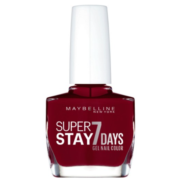 Maybelline, Forever Strong Super Stay 7 Days, Top Coat, Nail Polish, Nr. 265, Divine Wine, 10 ml