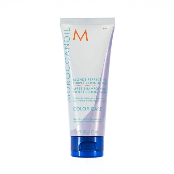 Moroccanoil, Color Care Blonde Perfecting Purple, Paraben-Free, Hair Conditioner, Nourishes And Enhances Tone, 70 ml