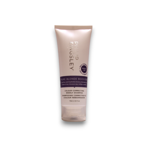 Philip Kingsley, Pure Blonde Booster, Hair Shampoo, Moisturizing & Clarifying, 75 ml