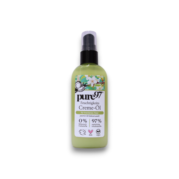 Pure97, Jasmin & Kokosnuss, Hair Cream Treatment, For Heat Protectant, 100 ml